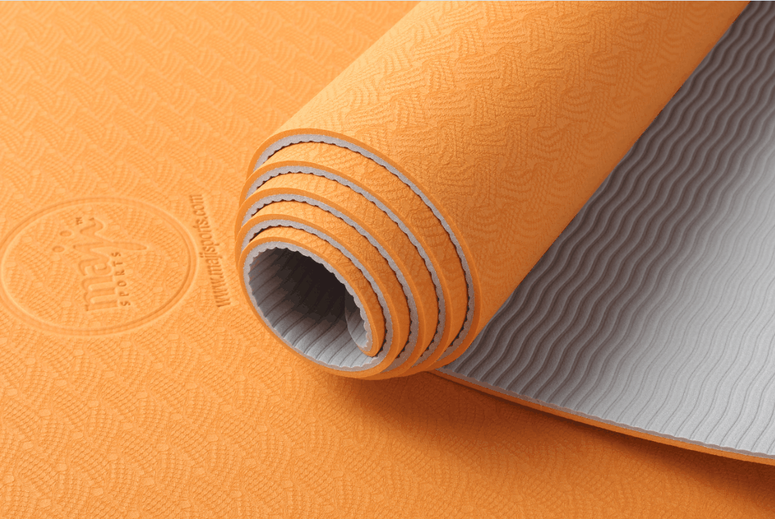 Two Tone TPE Premium Yoga Mat